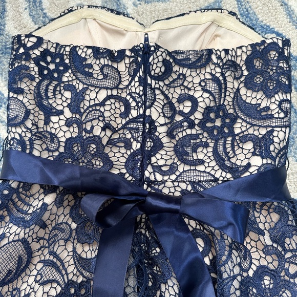 One beautiful be darlin dress, size 3, in navy - Picture 7 of 8